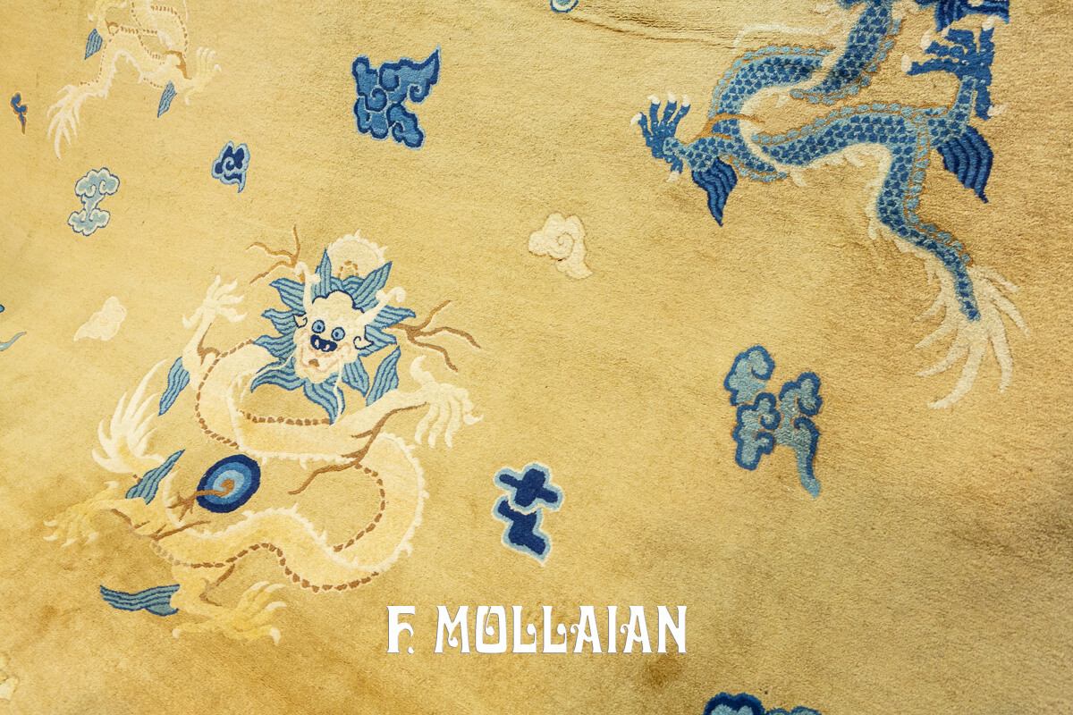 Ningxia Rug Five Dragon Design n°:567323